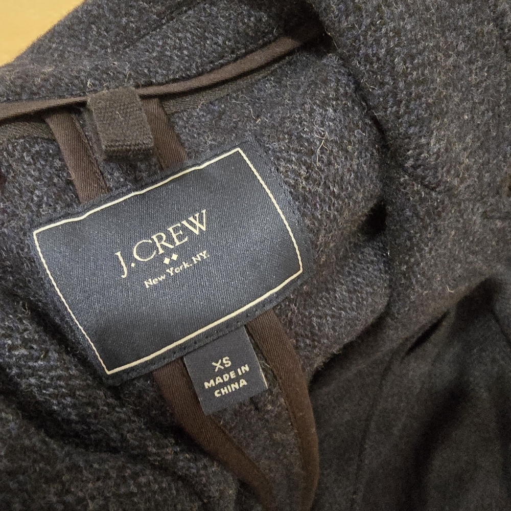 J. Crew Navy Blue Wool Blend Blazer Size XS - Picture 5 of 10